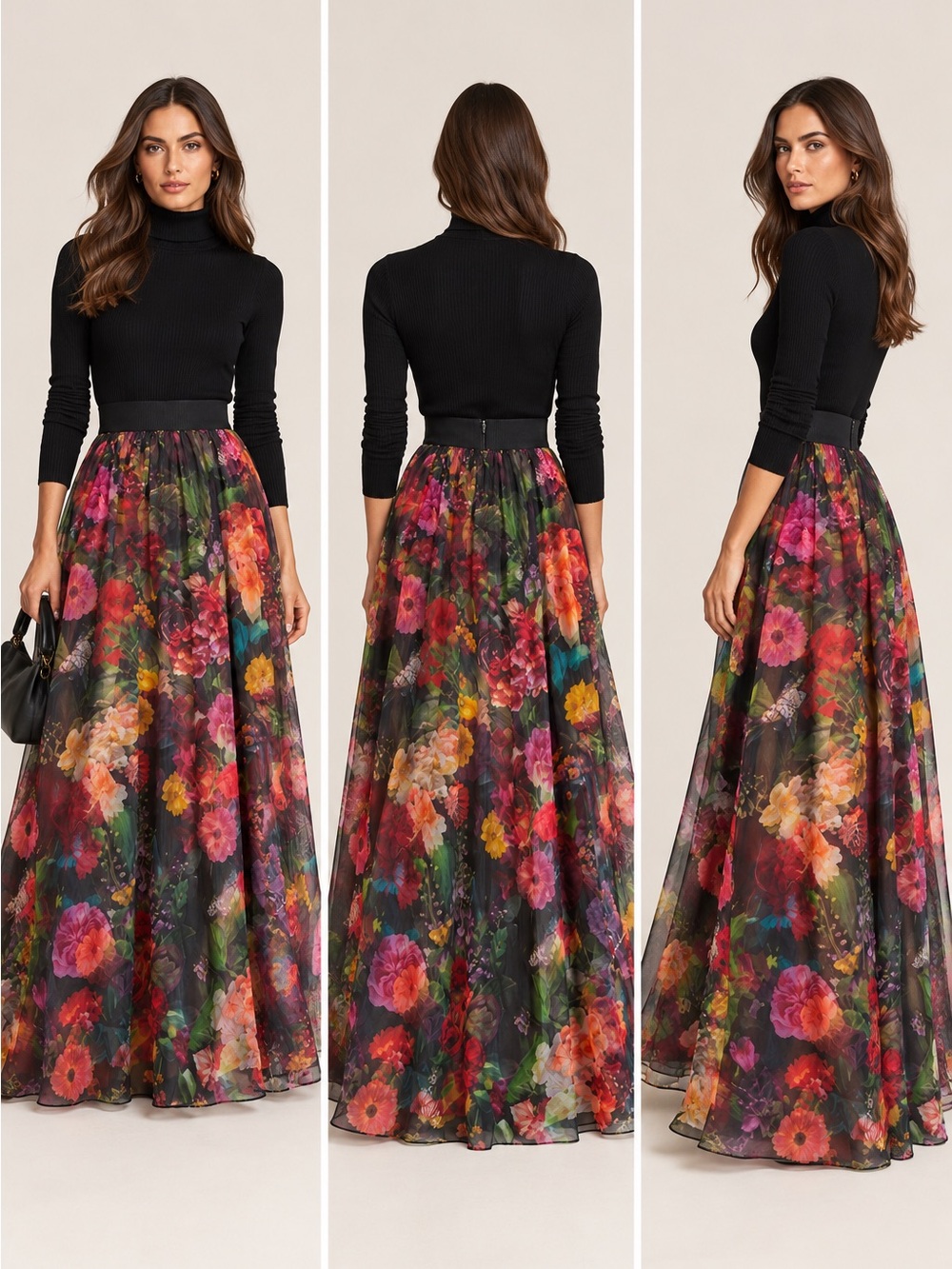 Alice & Olivia Floral Maxi Skirt - Picture 3 of 13